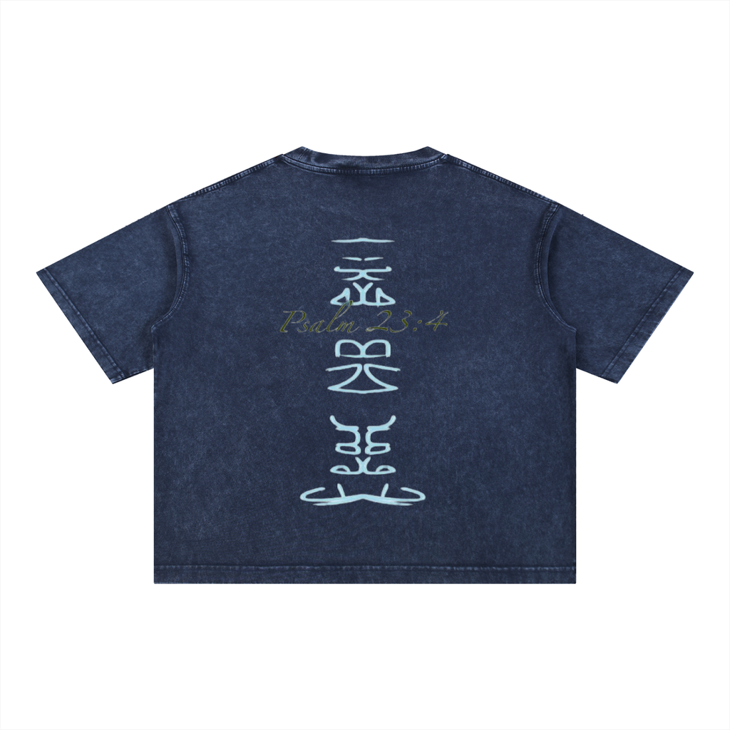 Mineral Wash Boxy Cotton T-Shirt