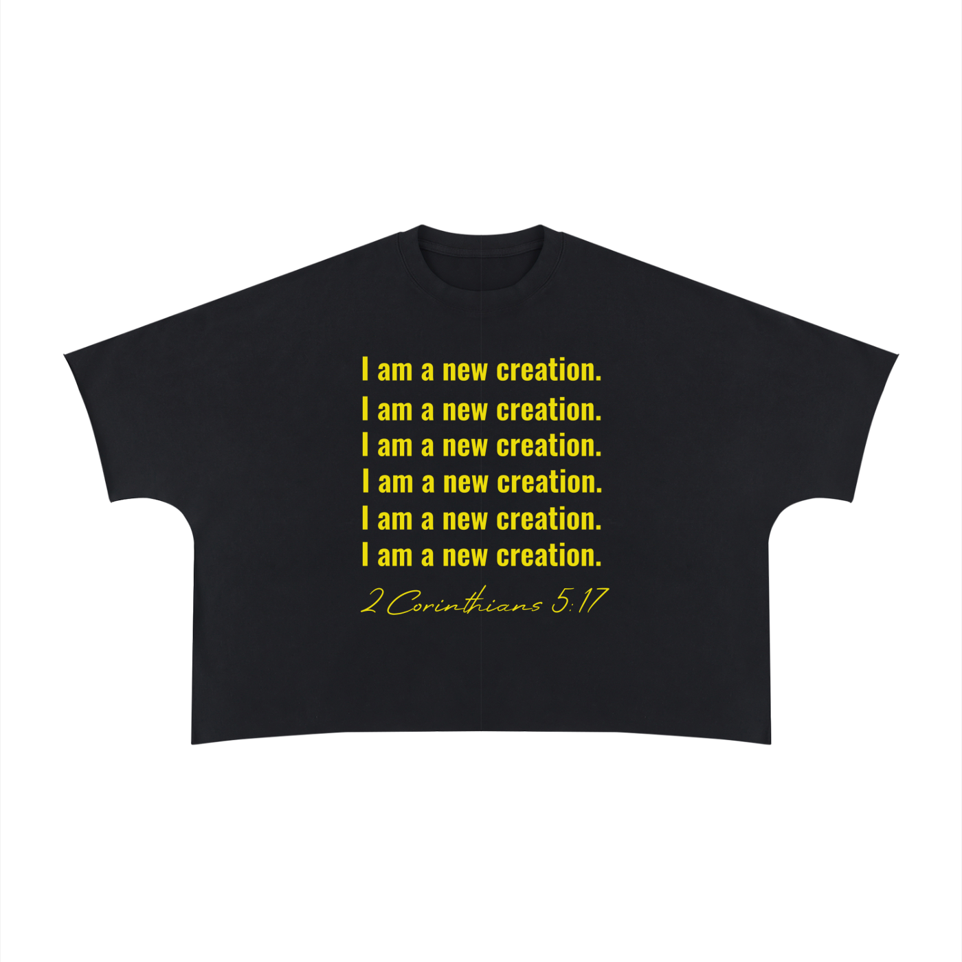 Unisex Heavyweight Boxy Raw Edge T-Shirt
