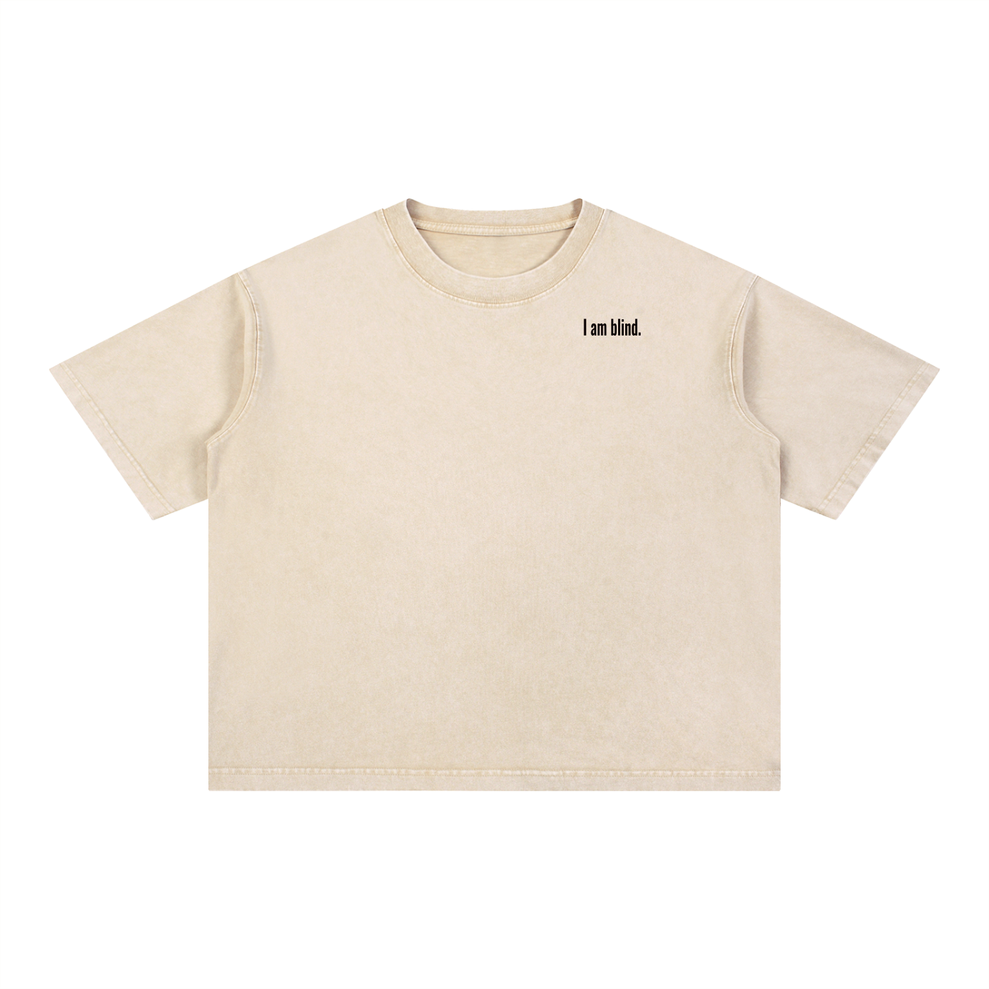 Mineral Wash Boxy Cotton T-Shirt