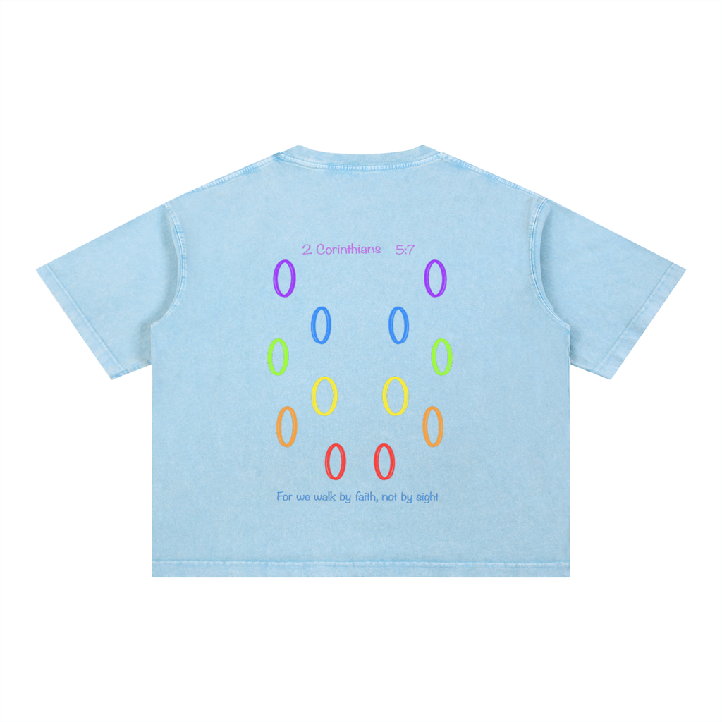 Mineral Wash Boxy Cotton T-Shirt