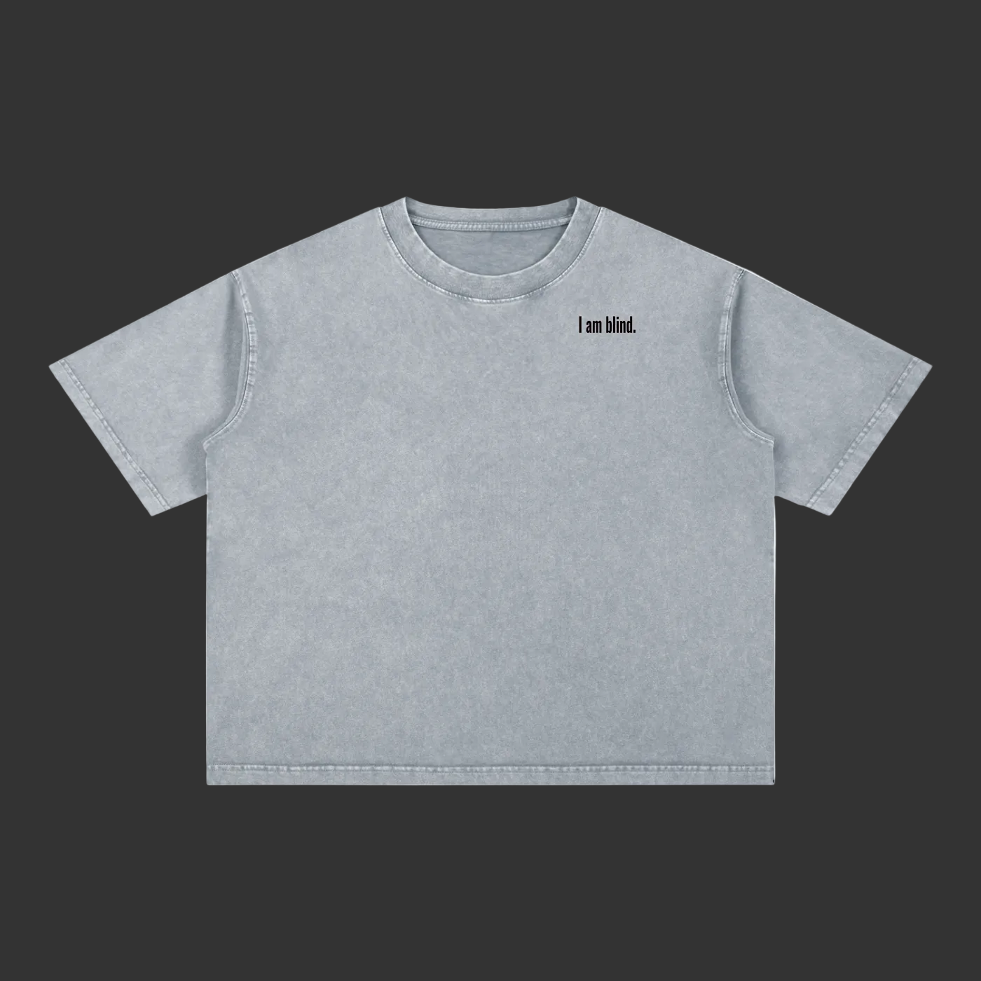 Mineral Wash Boxy Cotton T-Shirt