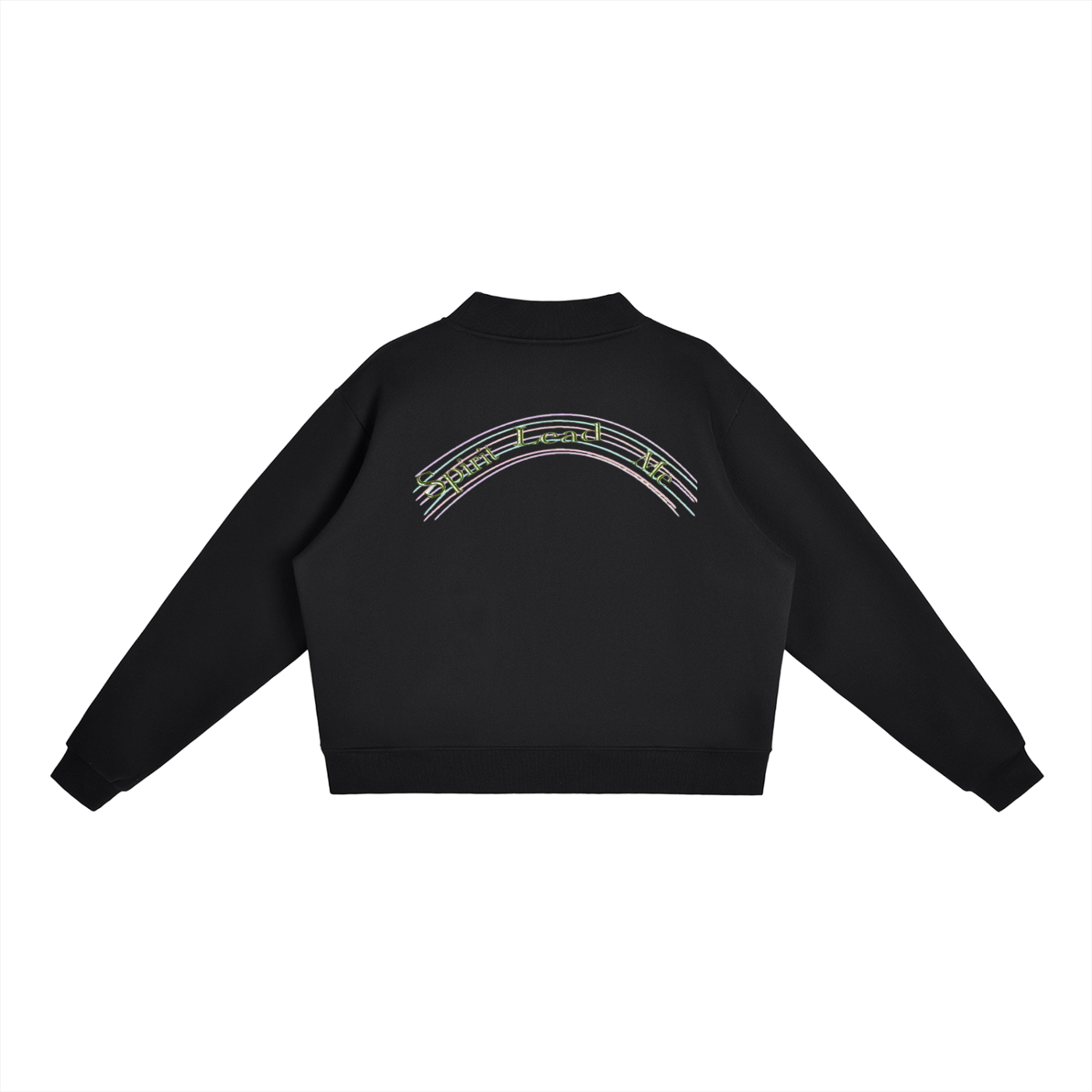 Essential Fleece Mock-Neck Crew Sweatshirt