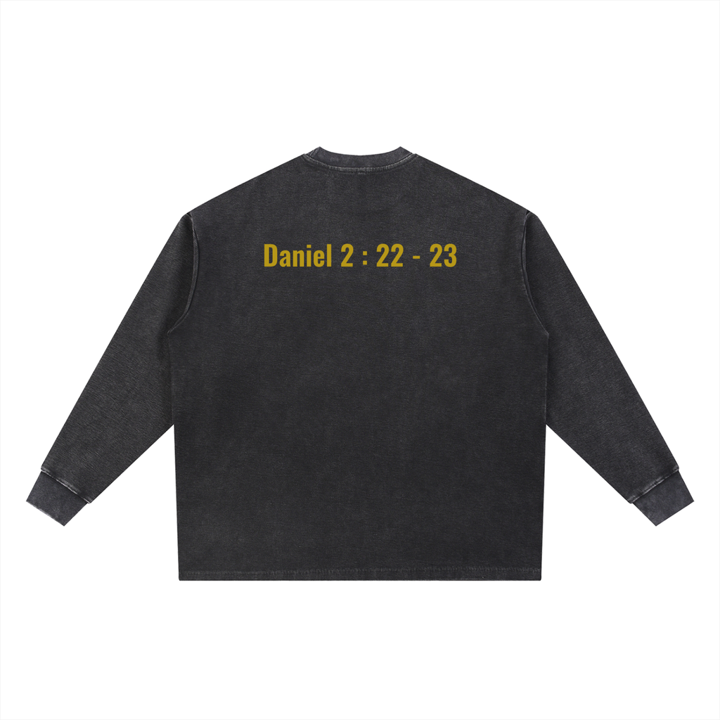 Mineral Wash Waffle Oversized T-Shirt