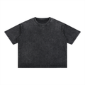 Mineral Wash Boxy Cotton T-Shirt
