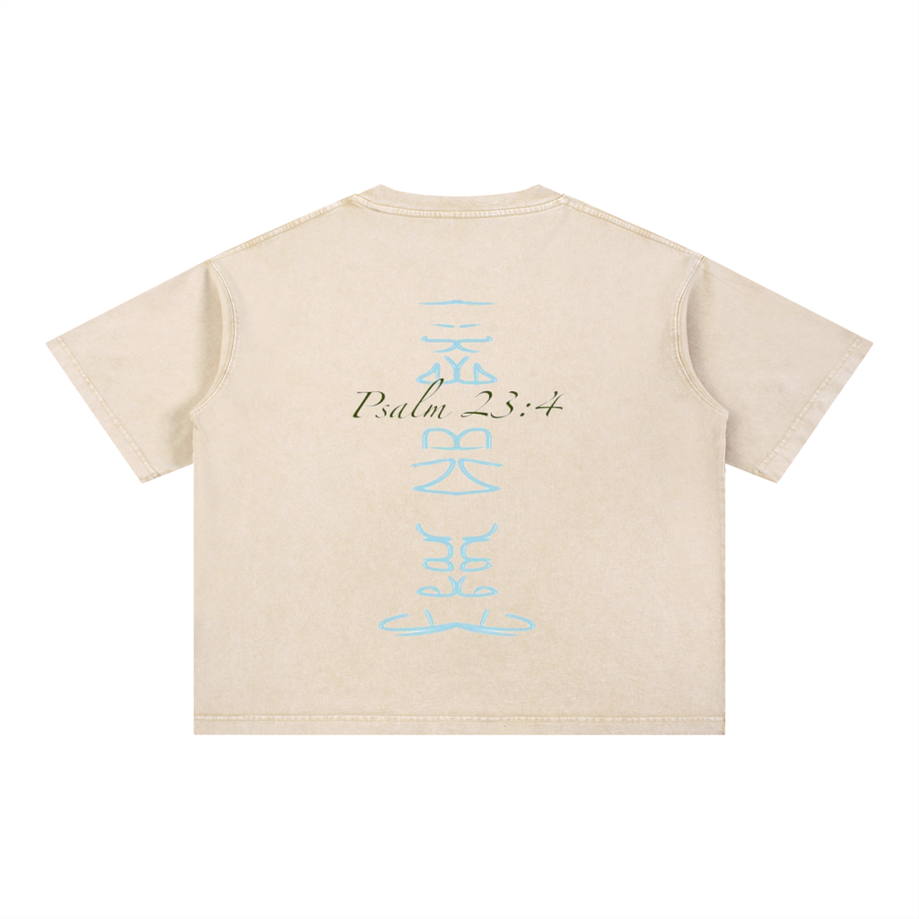 Mineral Wash Boxy Cotton T-Shirt