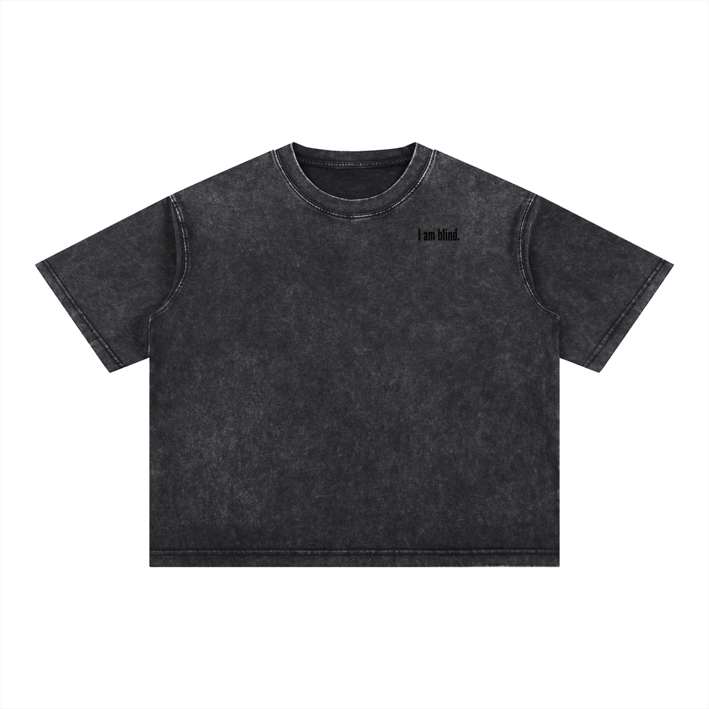Mineral Wash Boxy Cotton T-Shirt