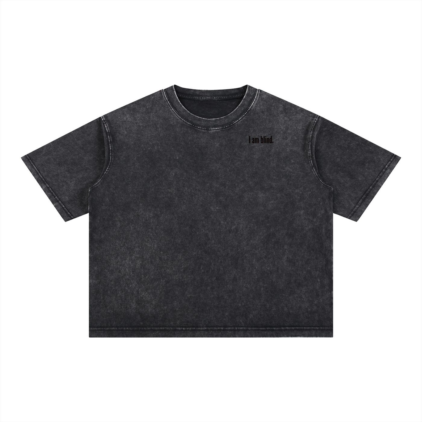 Mineral Wash Boxy Cotton T-Shirt