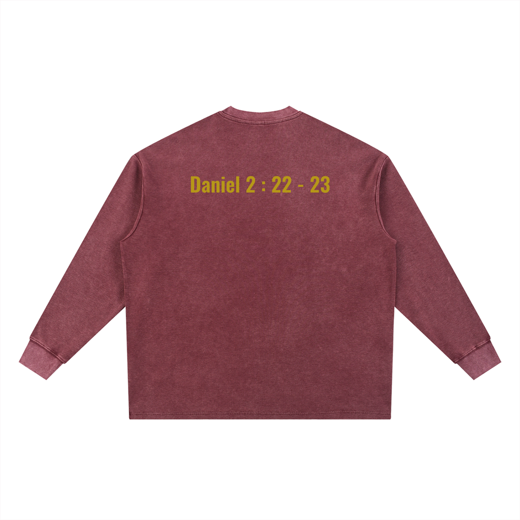 Mineral Wash Waffle Oversized T-Shirt