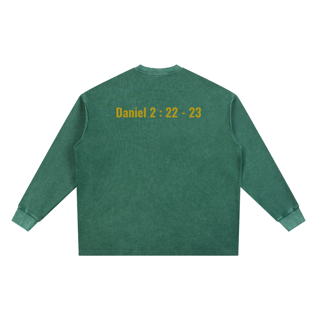 Mineral Wash Waffle Oversized T-Shirt