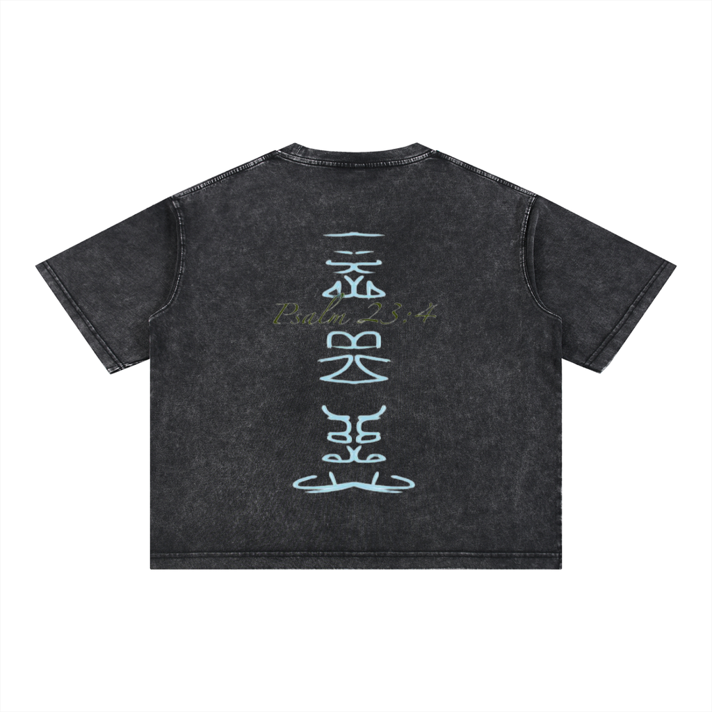 Mineral Wash Boxy Cotton T-Shirt