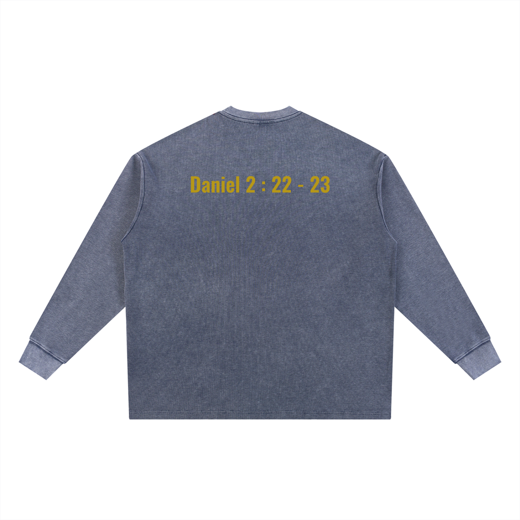 Mineral Wash Waffle Oversized T-Shirt