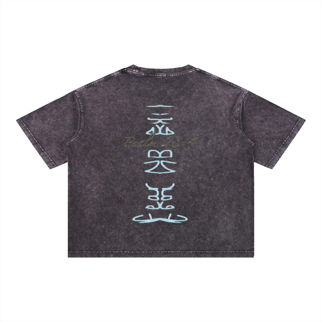 Mineral Wash Boxy Cotton T-Shirt