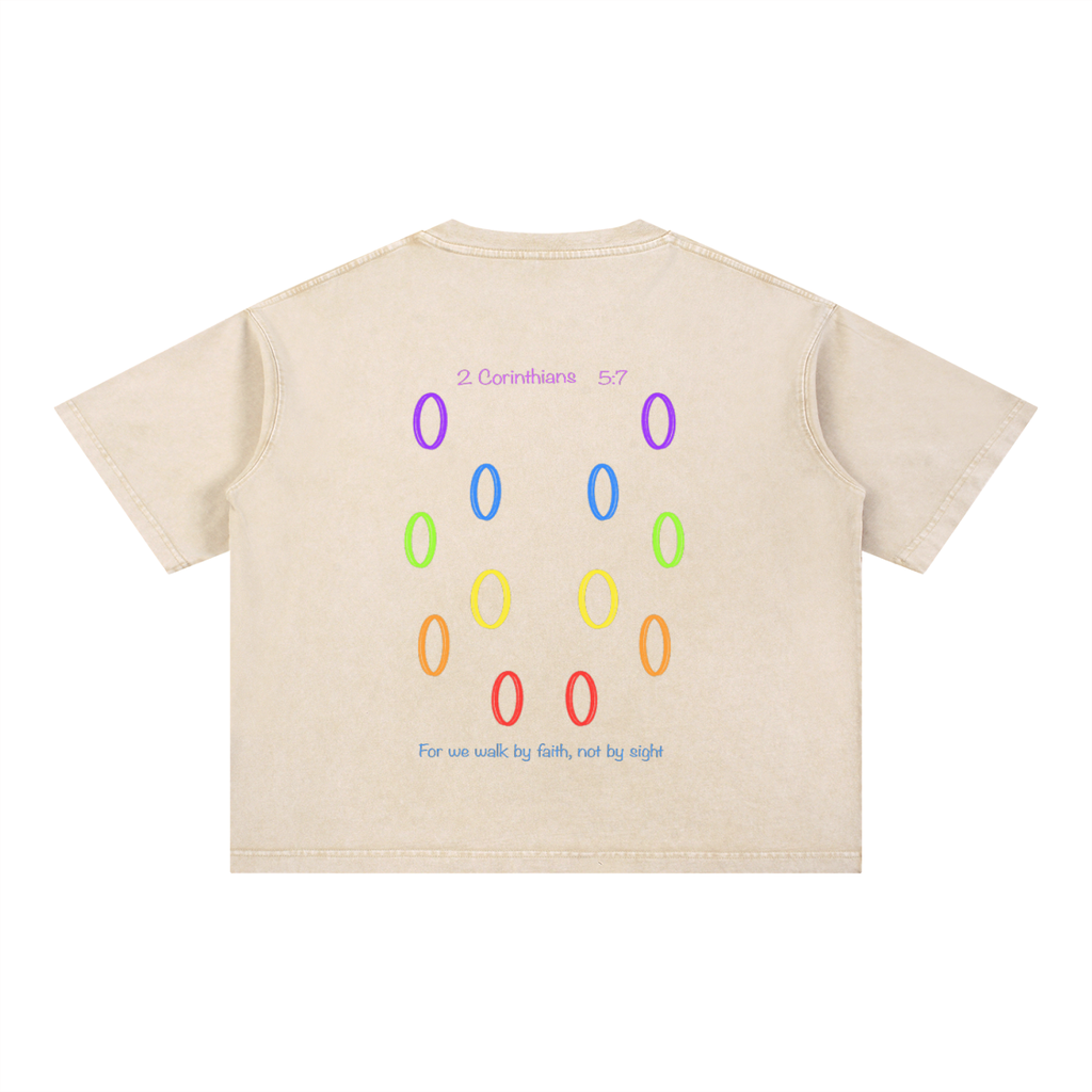 Mineral Wash Boxy Cotton T-Shirt